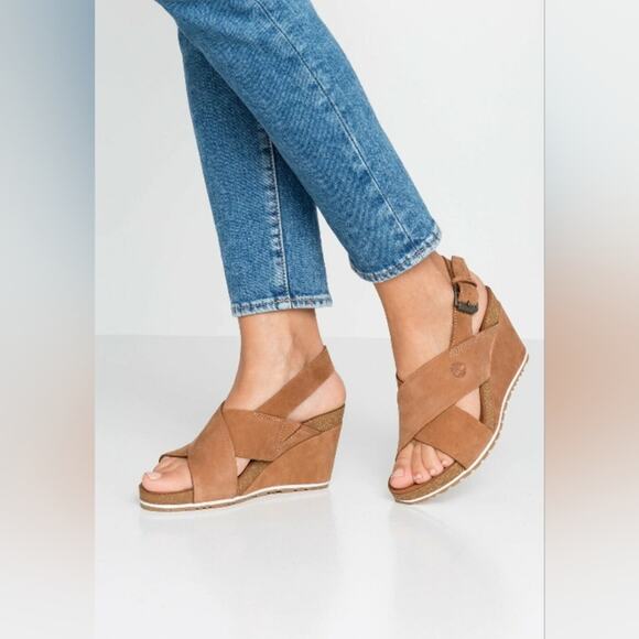 Timberland Capri Sunset sandals blue gray nubuck sz 7 - Picture 10 of 10